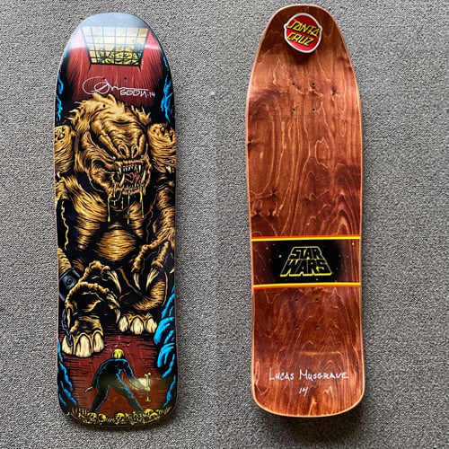 Santa Cruz Skateboards Starwars Rancor Deck Skate Collector